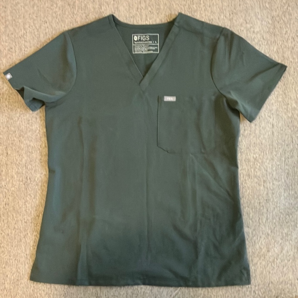 Figs Dark Green Women's Top